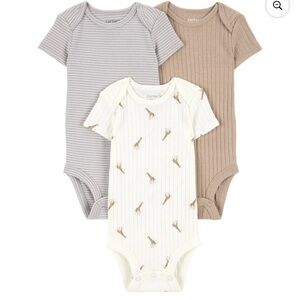 Carter's Child of Mine Baby Bodysuits, 3-Pack, Sizes 12 Months (13)
